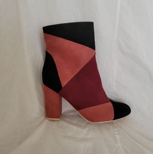 Faux Suede Ankle Boots